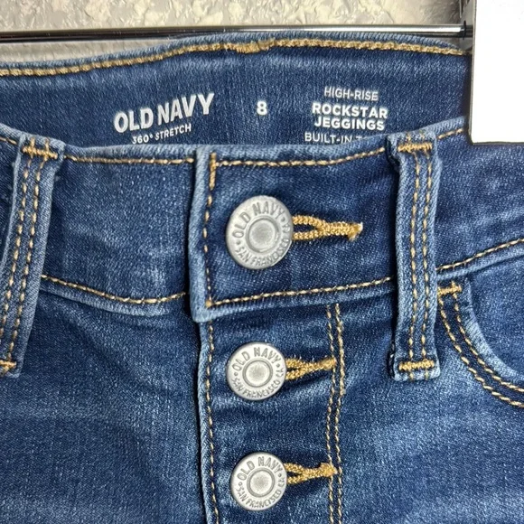 Women's Distressed Blue Jeans - Picture 3 of 5